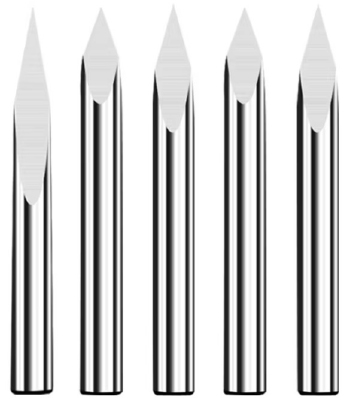 Graveerstift pyramide 40°x 0,3 x 3,175mm