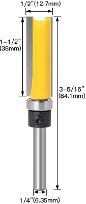 kanten frees 2F Ø12,7 x 6,35 x 38