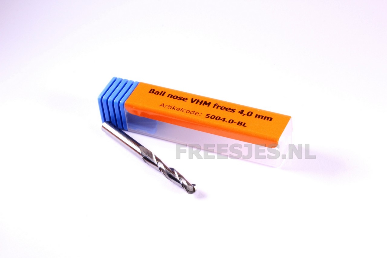 Ball nose VHM frees 4,0 x 17 mm