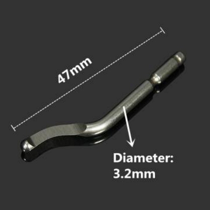 Mesjes (10st) voor ontbramer, model BS1010