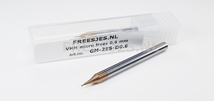 VHM freesje 0,6 mm