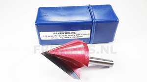 HQ V-groef frees Ø32 mm x 60°