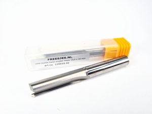 VHM rechte twee snijder frees 10,0 x 42 mm