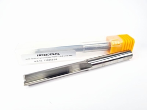 VHM rechte twee snijder frees 10,0 x 52 mm