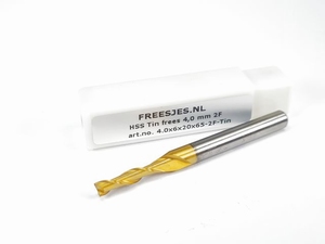 HSS Tin frees 4,0 mm 2F