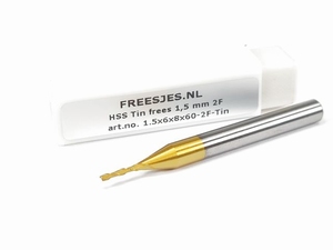 HSS Tin frees 1,5 mm 2F
