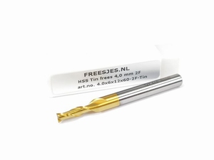 HSS Tin frees 4,0 mm 2F