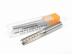 VHM HQ drie snijder 8 x 32 mm
