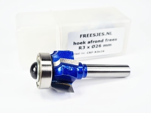 hoek afrondfrees R3 x Ø26 mm