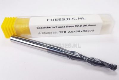 VHM conische ball nose frezen